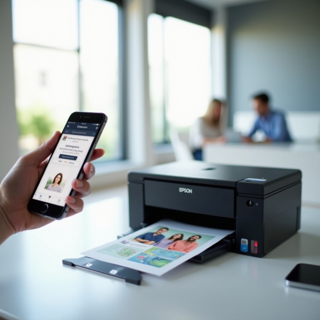 epson drucker mit handy verbinden